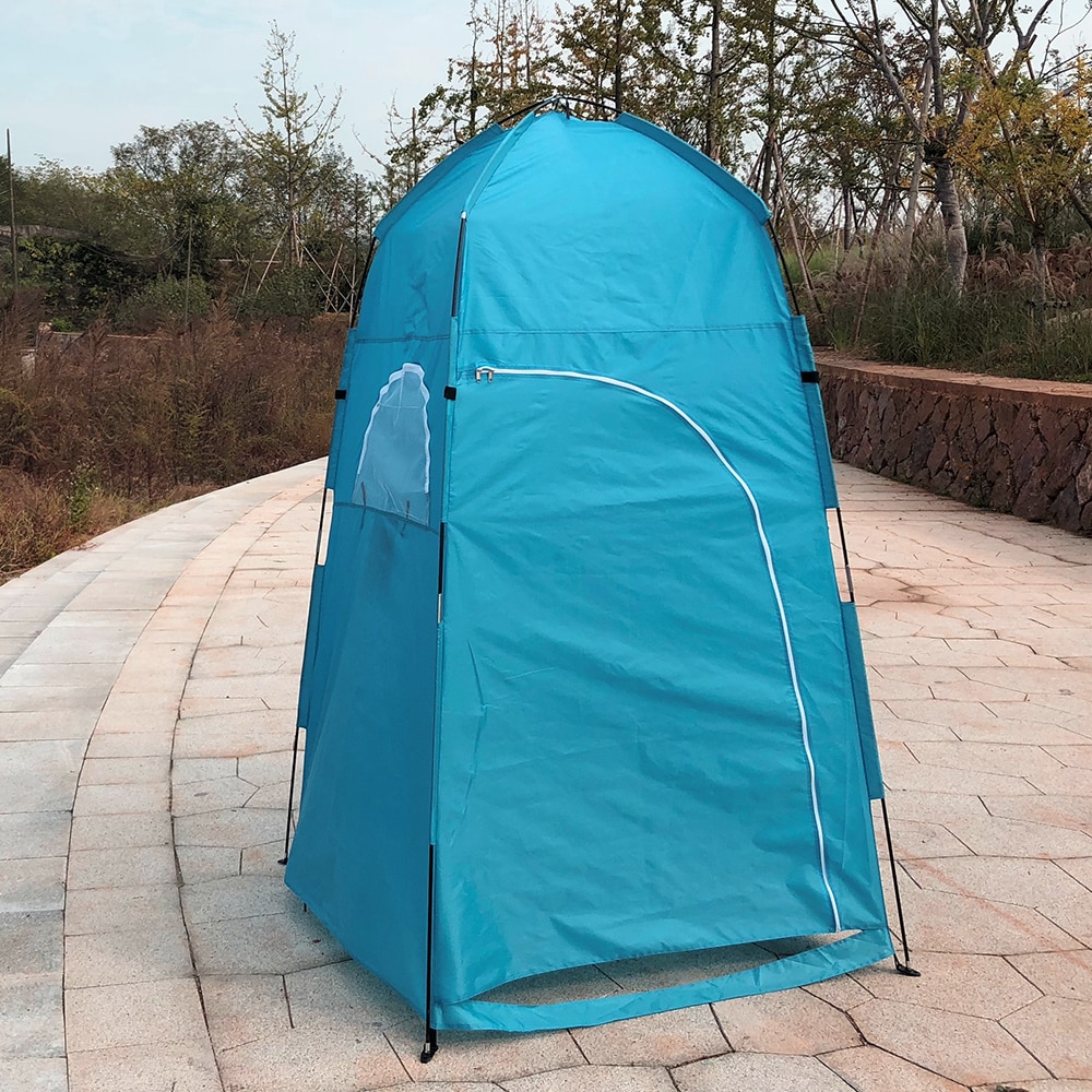 Cheap Goat Tents Portable Outdoor Camping Tent Shower Bath Changing Fitting Room Tent Shelter Camping Beach Privacy Toilet Camping Tent 2022   